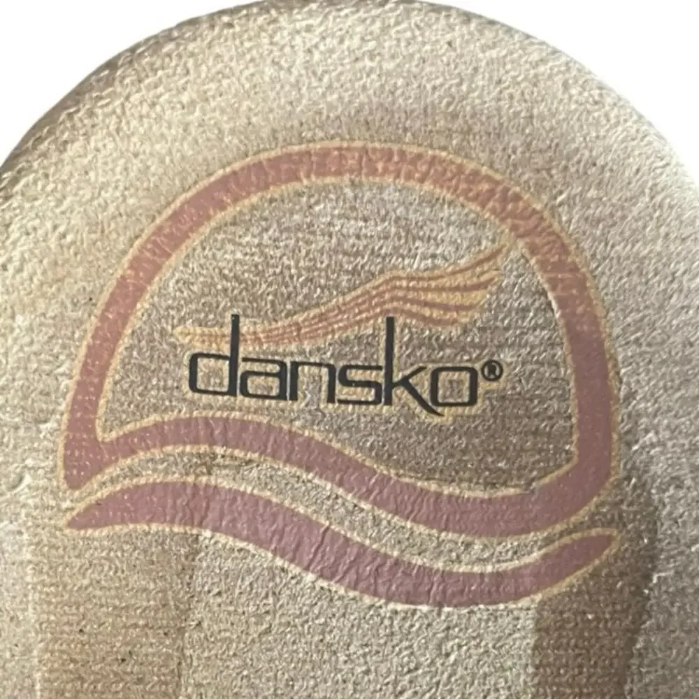 Dansko Women’s Sophie Iridescent Brown Heeled Slide Sandals Size-40 US-10